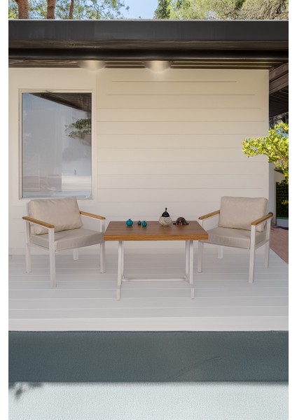 Balkon Mobilyası, Bahçe Takımı, Metal Teras Seti, Su Itişili Koltuklar, Yıkanabilir Minderler fiyatları