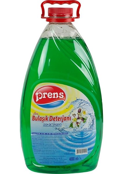 Sıvı Bulaşık Deterjanı Limon Kokulu 4 Lt