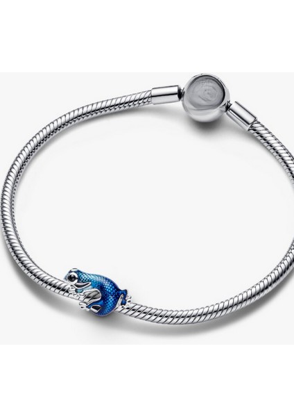 Metalik Mavi Geko Charm fırsatları