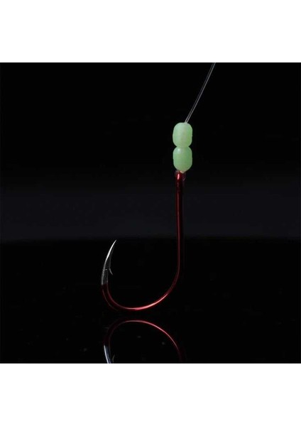 Red Octopus Beak Straight Eye Olta Iğnesi 3/0 modelleri