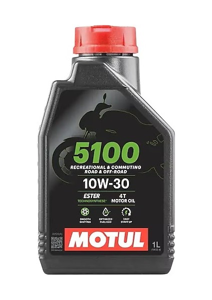 Honda CB125F Motor Yağı 1LT 5100 10W30 Motul fiyatları