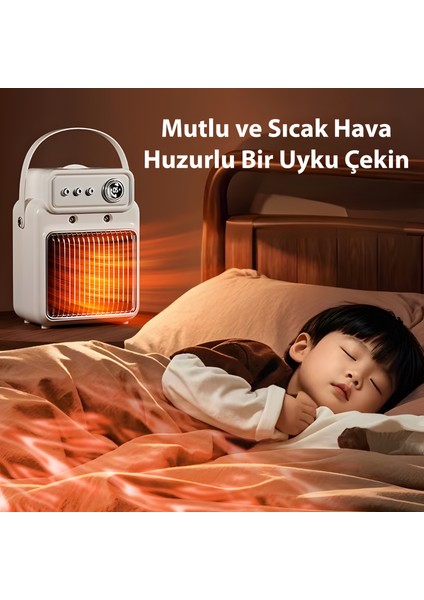 XH-1202 Ultra Konforlu Nemlendiricili Mini Isıtıcı: Evde Bahar esintisi!
