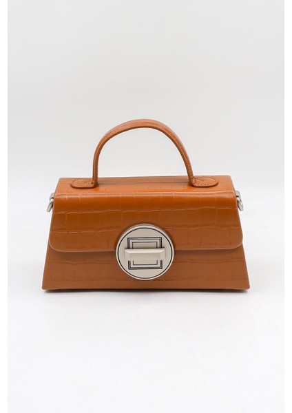 Marka Ithal Kroko Kadın Çanta KB909 Camel