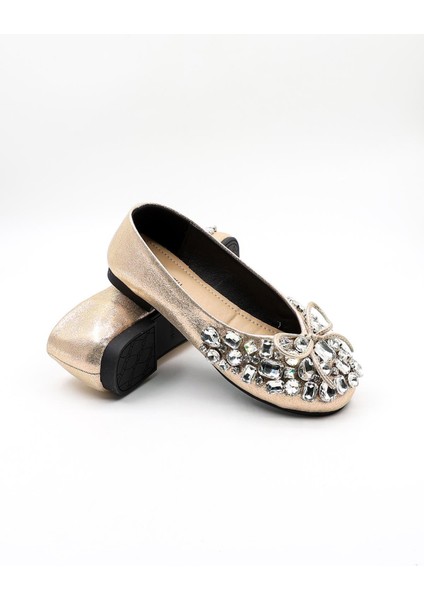 Ithal Kadın Taşlı Şık Babet KB2000-000 Gold modelleri