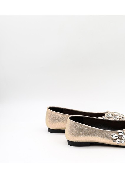 Ithal Kadın Taşlı Şık Babet KB2000-000 Gold fırsatları