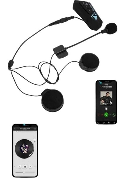 Depomix Intercom Bluetooth Kask Kulaklık Motosiklet Kulaklık 5.0 Bluetooth modelleri