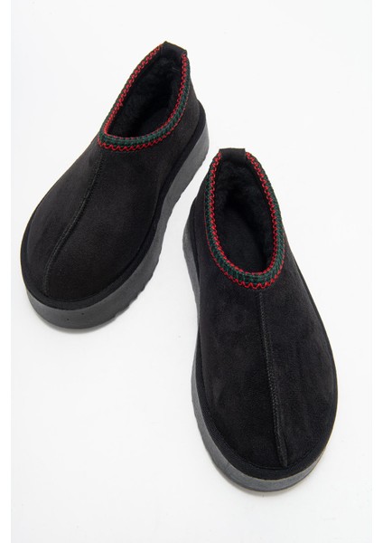 Yüksek Tabanlı Kısa Mini Bot Siyah indirimleri