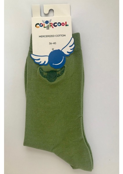 Düze Renk Merserize Çorap