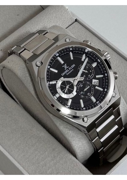 Erkek Kol Saati Çelik Kasa - Kordon 3 Atm Suya Dayanıklı