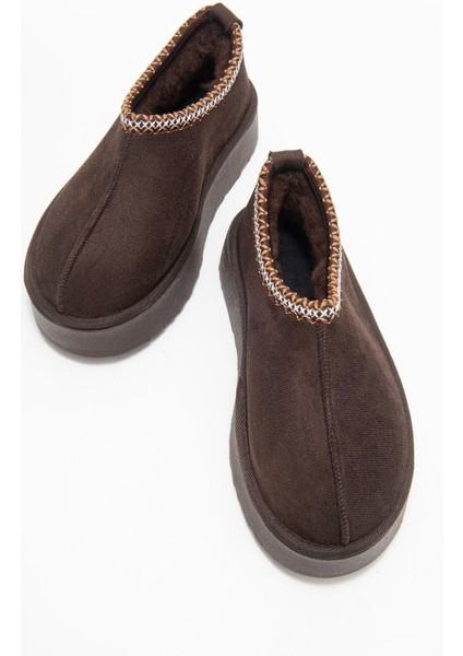 Yüksek Tabanlı Kısa Mini Bot Kahve indirimleri