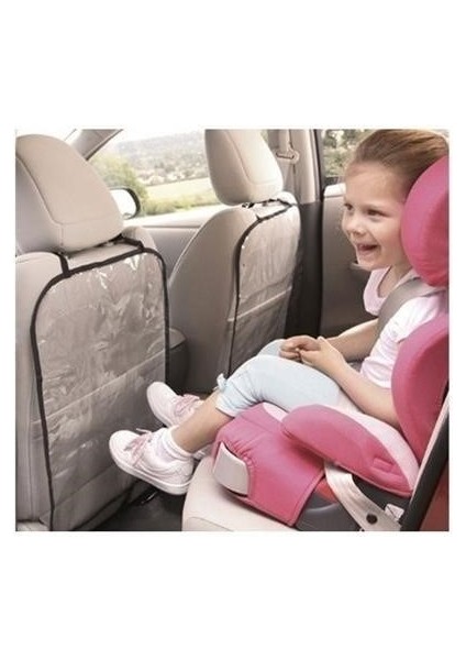 ® Araç Içi Oto Koltuk Arkası Koruyucu Set Kılıf Ayak Izi Koruma Kılıfı