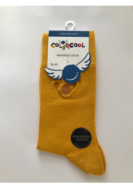 Düze Renk Merserize Çorap