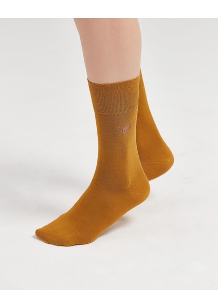 Düze Renk Merserize Çorap modelleri