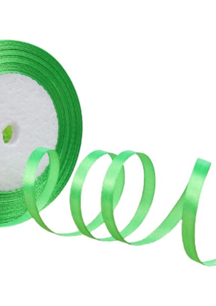 Saten Kurdele 1 cm 10 Metre Fıstık Yeşili