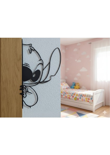 Stitch Çocuk Odası Kapi Süsü modelleri