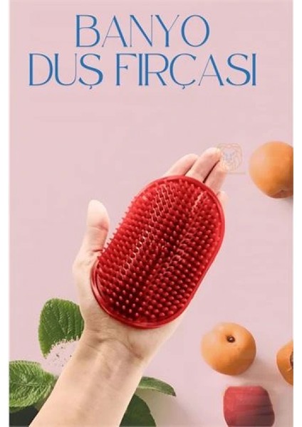 Silikon Banyo Fırçası Masajlı