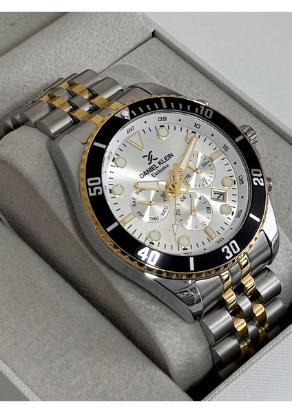 Erkek Kol Saati Çelik Kasa - Kordon 5 Atm Suya Dayanıklı