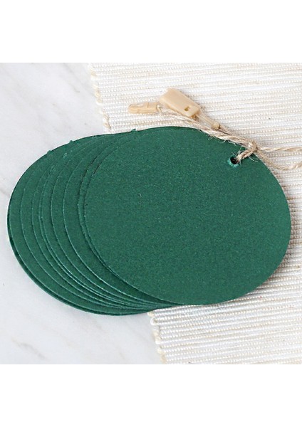 Loren 10'lu Yuvarlak Yeşil Etiket ve Klipsli Etike fiyatları