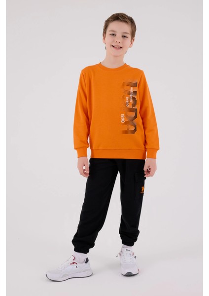 Erkek Çocuk Eşofman Takımı - Turuncu modelleri