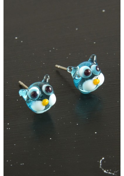 Sepetim Kedi Cam Küpe-Renkli fiyatları