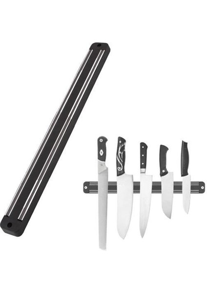 ® Mıknatıslı Paslanmaz Duvar Bıçak Askısı Standı 55 cm Aparat fırsatları