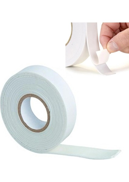 Çift Taraflı Bant Köpük Bant 18 mm x 4,5 mt Çerçeve Tablo Halı Yapıştırma Bandı - 1 Adet