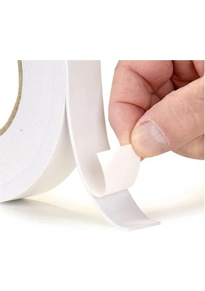 Çift Taraflı Bant Köpük Bant 18 mm x 4,5 mt Çerçeve Tablo Halı Yapıştırma Bandı - 1 Adet fırsatları
