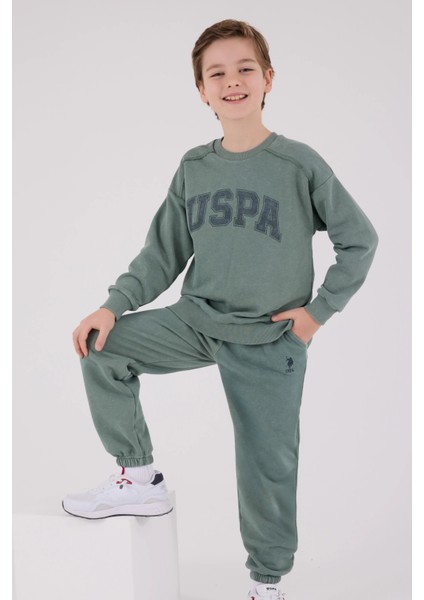 Erkek Çocuk Eşofman Takımı - Koyu Yeşil modelleri