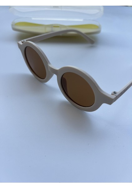 Krem Iskandinav Çocuk Gözlük 2-8 Yaş fiyatları