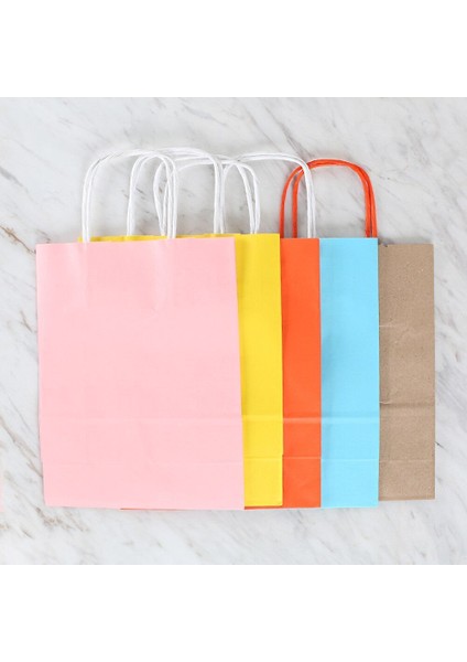 Loren 18X8X24 cm Turuncu Kraft Çanta fiyatları