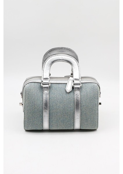 Kadın Silindir Kot ve Taşlı Çapraz Çanta Kb 057 - Kot Mavi fiyatları