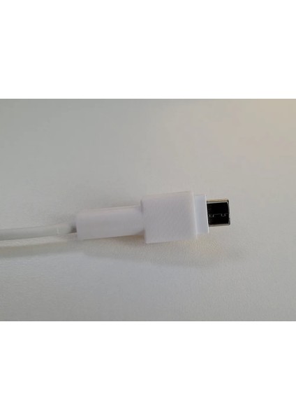 🔌 Kablo Kırılma Önleyici Koruyucu (4'lü Set) - Beyaz - Usb-C Type-C Şarj Kablosu Uç Koruma Aparatı - 3D Baskı modelleri
