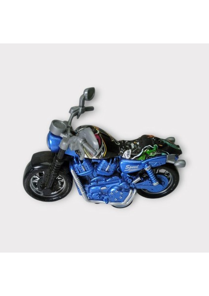 Çek Bırak Custom Motorsiklet 9 cm - Mavi (Lisinya) fiyatları