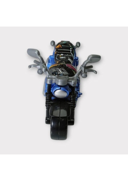 Çek Bırak Custom Motorsiklet 9 cm - Mavi (Lisinya) modelleri