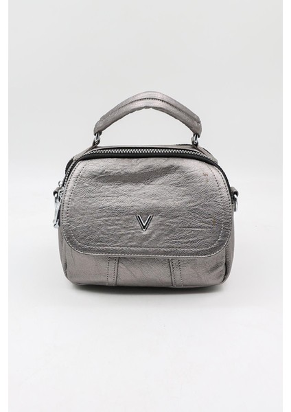 Marka Ithal Yıkamaderi Bayan Çanta KB786 Pewter