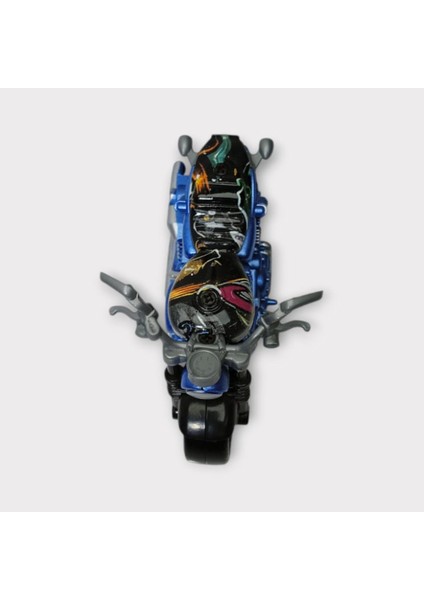 Çek Bırak Custom Motorsiklet 9 cm - Mavi (Lisinya) fırsatları