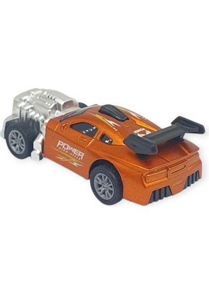 Çek Bırak Metal Küçük Arabalar 8 cm - SH40031 - Turuncu (Lisinya) modelleri