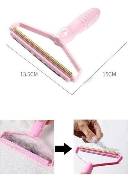® Çift Taraflı Elbise Kazak Plastik Kumaş Tüy Alma ve Tiftik Temizleyici Toplayıcı Taşınabilir fırsatları