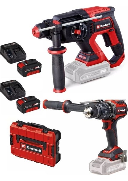 Tp-Hd 18/22 D Li Bl Tp-Cd 18/120 Li-I Bl Matkap 2X4.0AH Akülü Kömürsüz Set