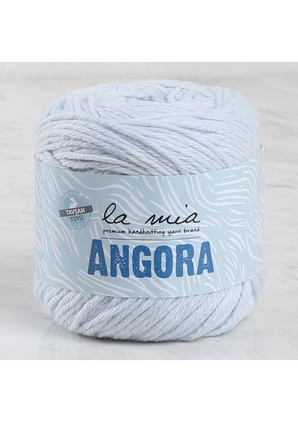 La Mia Angora Buz Mavi El Örgü Ipi - L128 - 34214
