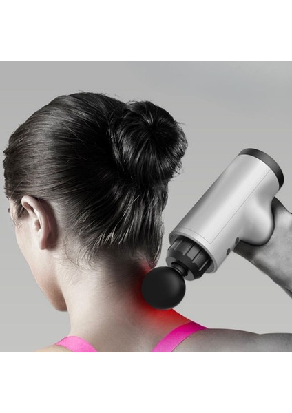 ® 6 Farklı Seviyeli Titreşimli 4 Farklı Başlıklı Büyük Boy Masaj Tabancası fiyatları