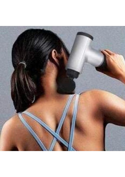 ® 6 Farklı Seviyeli Titreşimli 4 Farklı Başlıklı Büyük Boy Masaj Tabancası fırsatları