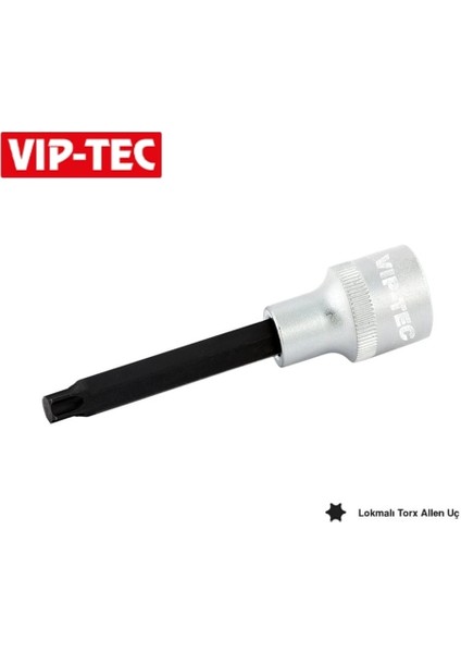 Vıp-Tec 1/2 T55 Lokmalı Torx Uç Uzun