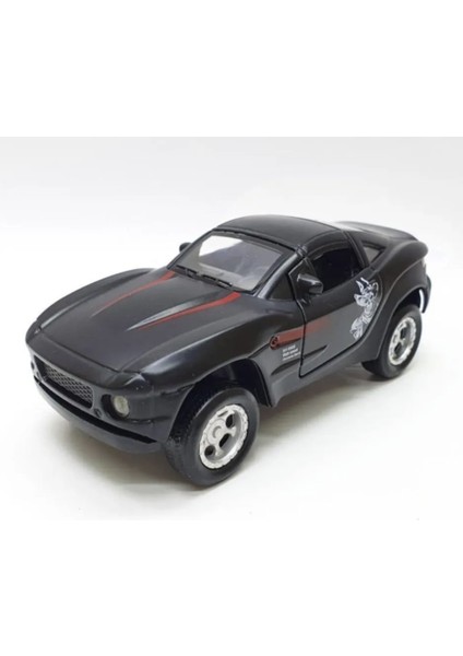 Mustang Çek Bırak Spor Araba - Işıklı Sesli Model - FY6148-12D-SIYAH (Lisinya)