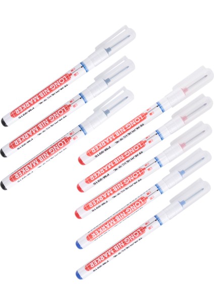 8 Çok Amaçlı Derin Delik Işaretçisi Kalemler Uzun Nozoz Marker Derin Matkap Deliği Uzun Nib Scriber Carpentry Renkli Marker Kalemi (Yurt Dışından) modelleri