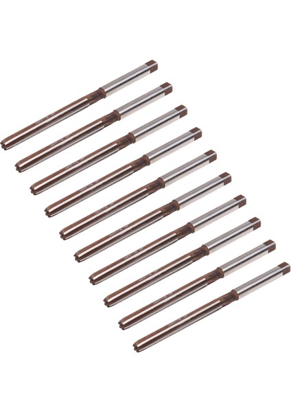 10X Yüksek Hızlı Çelik Düz Şaft 5mm 6-Flute El Raybası 3 3 Inç Uzunluk (Yurt Dışından)