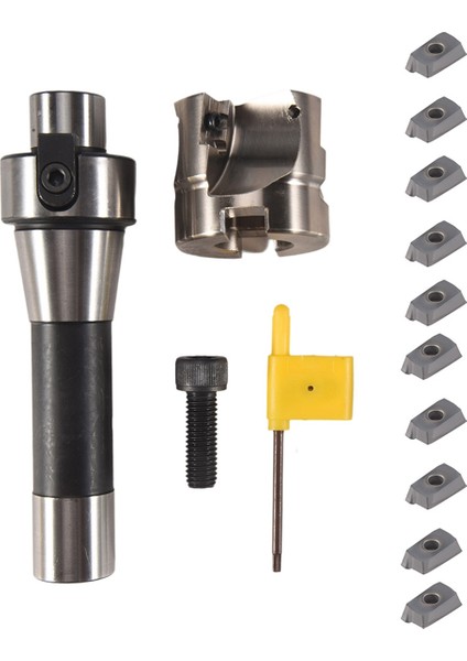 400R 50MM Freze Cnc Yüz Uç Mill Kesici Kiti + 10 Pcs APMT1604 Karbür Ekler + R8 Shank Arbor Güç Makinesi Takımı Için (Yurt Dışından) indirimleri