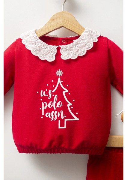 U.s.polo Assn Kız Bebek 2li Takım - Kırmızı fiyatları