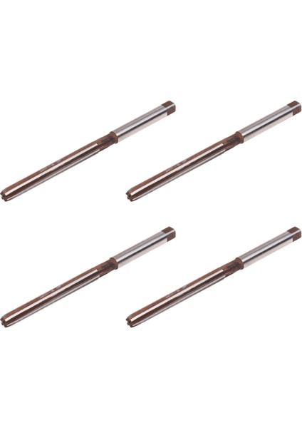4x Yüksek Hızlı Çelik Düz Şaft 5mm 6-Flute El Raybası 3 3 Inç Uzunluk (Yurt Dışından)