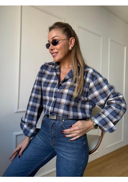 Indigo Yeni Ekose Gömlek